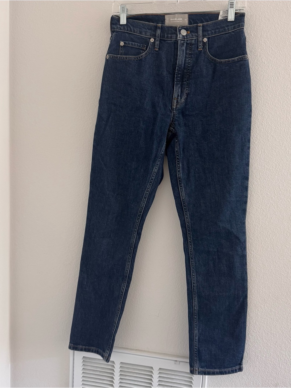 Everlane The Original Cheeky Straight Jeans in Deep Blue Size: 26 NWOT